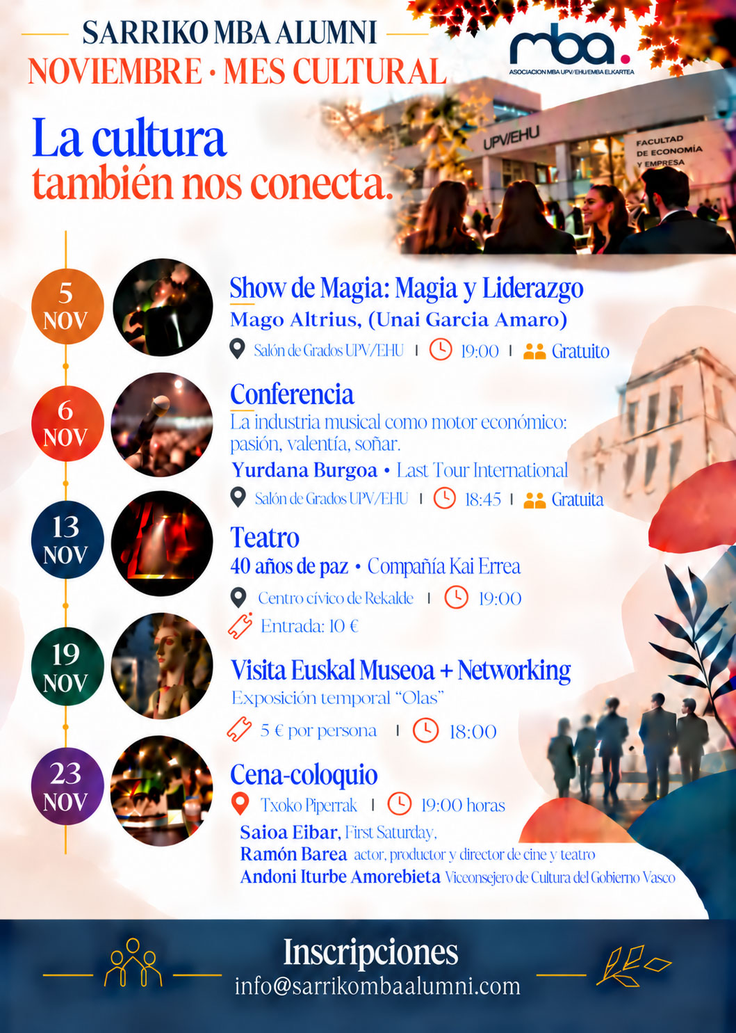 Cartel Cultural Otoal De Sarriko MBA Alumni